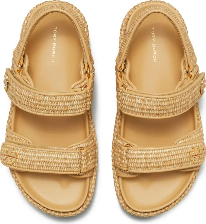 Tory Burch Kira Slingback Sport Platform Sandal in Washed Berry at Nordstrom, Size 8 | Nordstrom