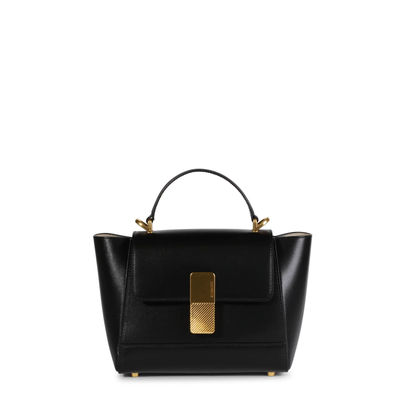 Mini Marly Gold Edition - Cuir Box Noir - Ateliers Auguste | ATELIERS AUGUSTE