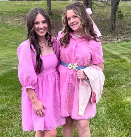 These girls love their pink. 💕🎀🌸 I’ve linked AB’s exact dress and similar teen girls’ pink dresses  

#LTKwedding #LTKstyletip #LTKparties