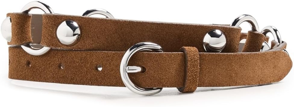 Madewell Women's O-Ring Studded Suede Belt | Amazon (US)