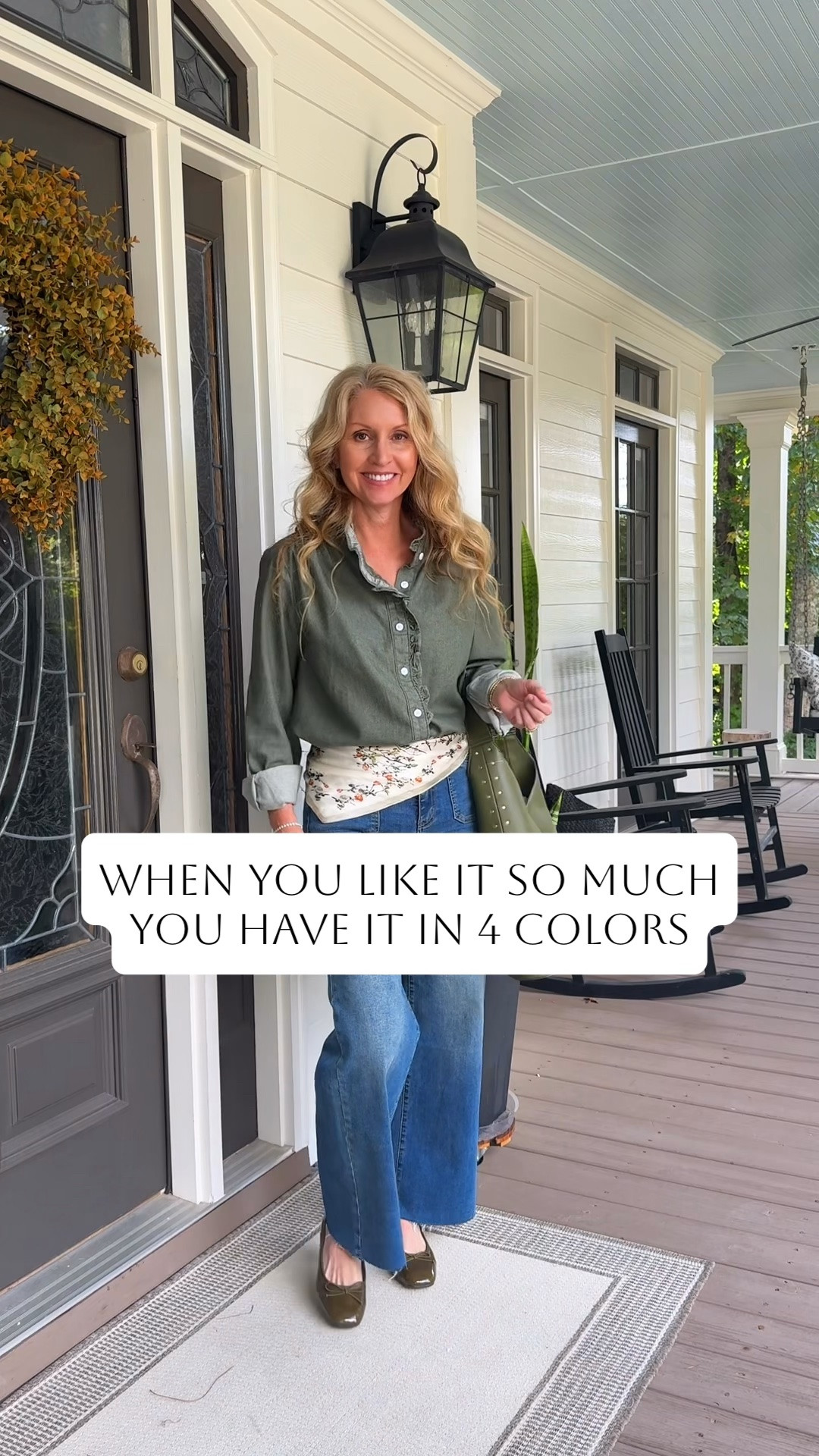Actually 3 colors but it’s so good! 
This ruffle denim shirt is such a fun update on a classic

ruffle denim shirt, Amazon fashion finds, Amazon outfits for women, Amazon fall fashion, denim shirt outfit, ruffle sleeve denim top, casual fall outfits, midlife fashion, fashion over 50, women over 50 style, classic casual outfits, affordable fall fashion, everyday outfit ideas, Amazon wardrobe finds
#AmazonFashion #AmazonFinds #AmazonOutfits #AmazonStyle #AmazonFashionFinds #FashionOver50 #Over50Fashion #MidlifeFashion #MidlifeStyle #FallFashion #FallOutfits #DenimShirt #ClassicStyle #AffordableFashion #EverydayStyle

#LTKgrwm #LTKootd #LTKOver40