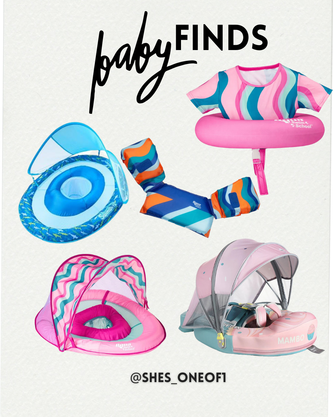 Sun’s out, baby’s first swim era is loading ☀️💦

If you’re starting your little one in the water, these are my go-to swim essentials that make it safe, comfy, and actually enjoyable (for baby and you 😅):

• Swim float with canopy for shade + stability
• Training float to help them practice real swim movement
• Swim vest for more freedom as they grow
• Non-inflatable float for extra security
• Budget-friendly starter float for quick pool days

It’s not about teaching them to swim overnight—it’s about building confidence, comfort, and happy water memories 🫶🏽

Mamas: always stay within arm’s reach + mix in hands-on water time too!

Everything linked in my LTK 🛒✨
#LTKbaby #momlife #babyswim #pooldays #newmomlife #summerwithbaby #momfinds 

 

#LTKSwim #LTKTravel #LTKBaby