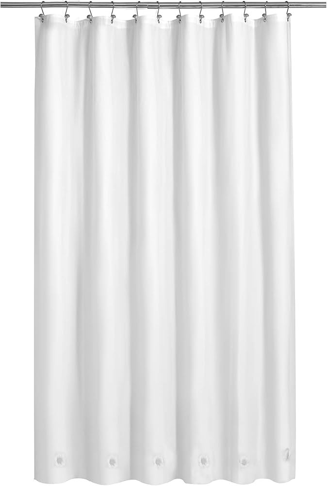 Barossa Design Extra Long Shower Curtain Liner with 6 Magnets - 72" x 84" XL White Waterproof PEV... | Amazon (US)
