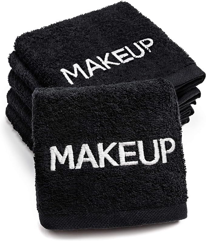 Kaufman – 100% Cotton Makeup Remover Face Towel 6-Pack – 13in x 13in – Reusable Facial Clea... | Amazon (US)