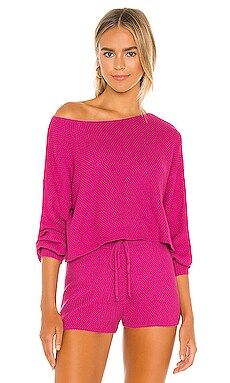Lovers + Friends Kait Blouson Sweater in Pink from Revolve.com | Revolve Clothing (Global)