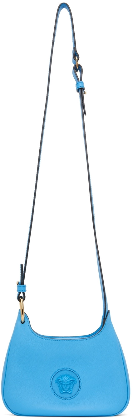 Blue Small 'La Medusa' Shoulder Bag | SSENSE