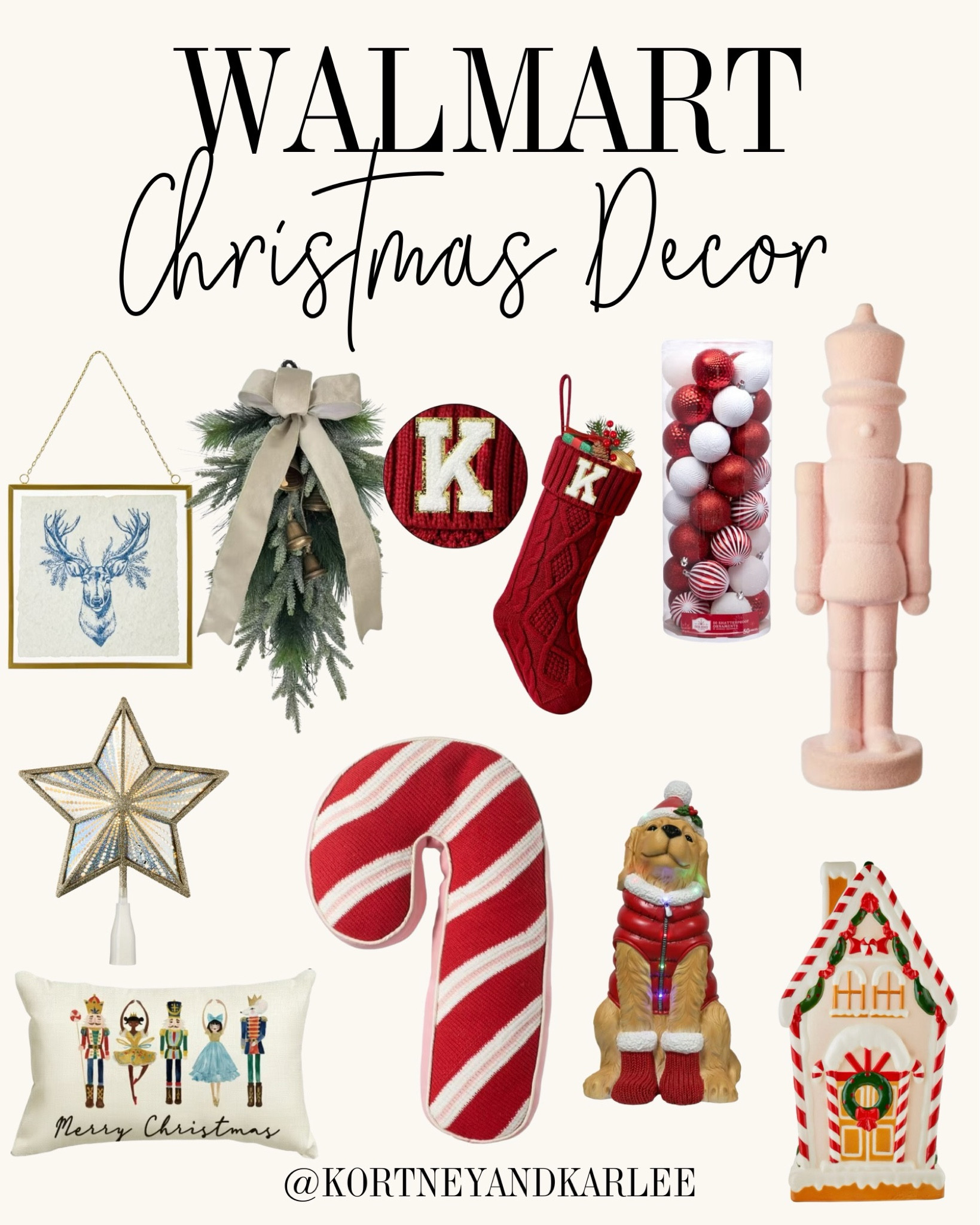 Walmart Christmas Decor!

Kortney and Karlee | #kortneyandkarlee 


#LTKfindsunder50 #LTKfindsunder100 #LTKstyletip