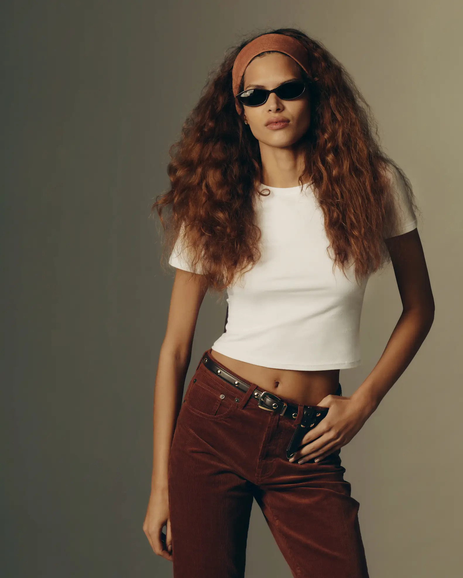 Stretch Cotton Jersey Cropped Fitted T Shirt | Quince
