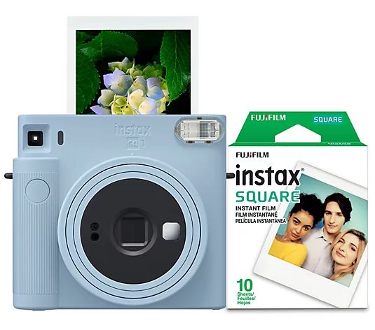 Fujifilm Instax Square SQ1 Instant Camera with Extra Film | QVC