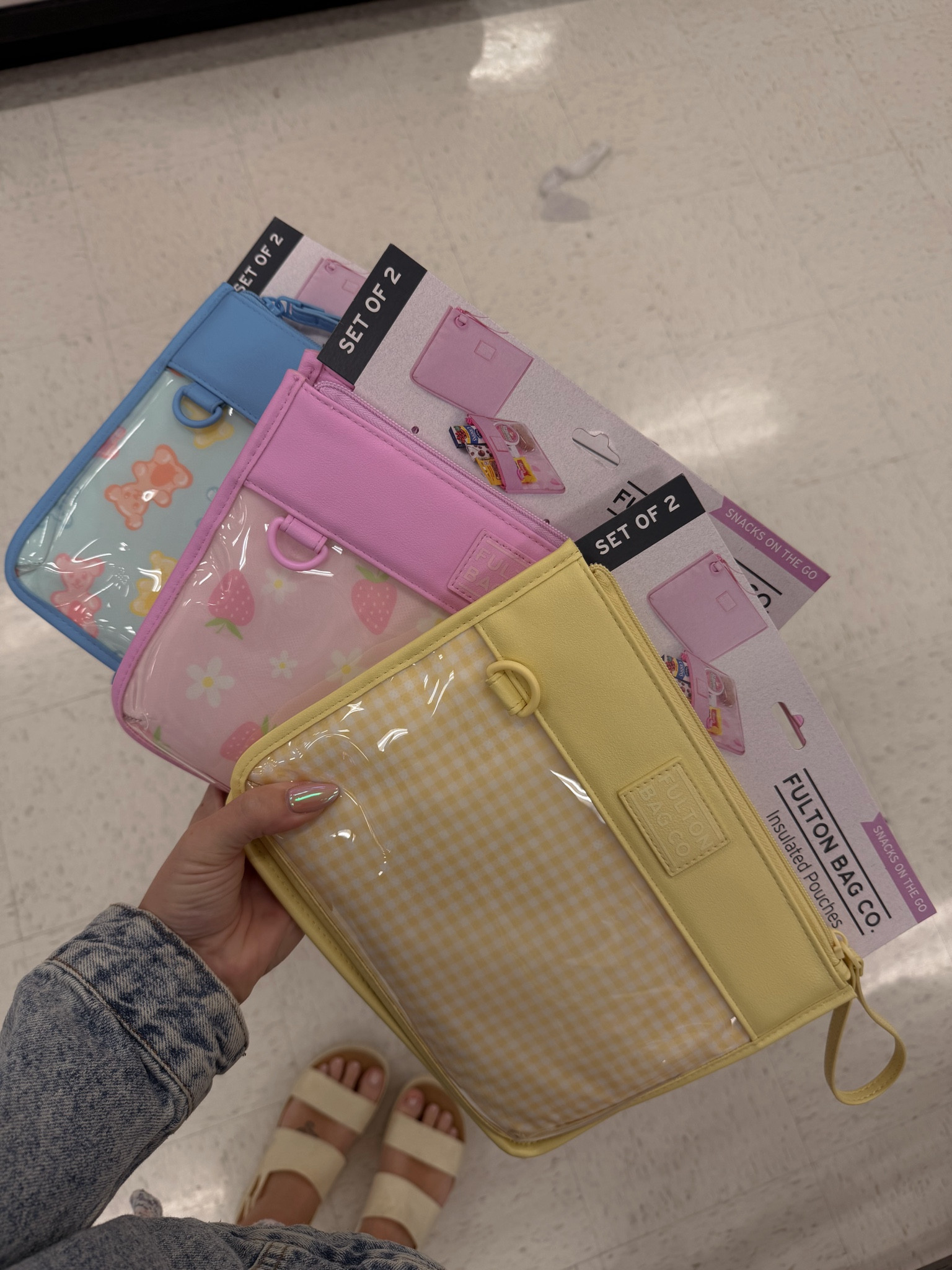 the CUTEST travel or snack bags, ofc I got the pink, may need the yellow! they come in a set of 2!!

#LTKHome #LTKmomlife #LTKTravel