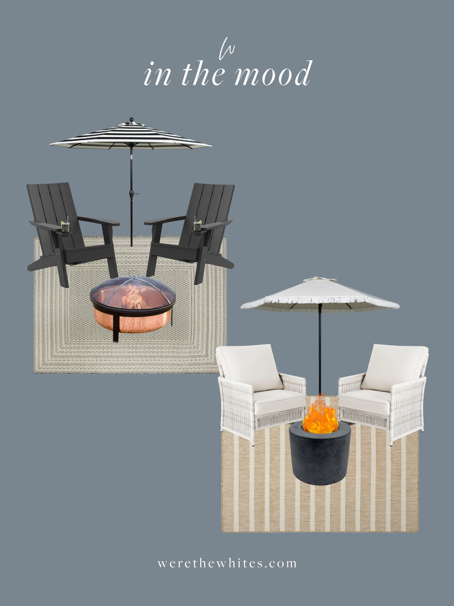 In the Mood: Walmart Deal Days addition! Walmart has patio favorites up to 40% off right now, and so many beautiful pieces are included. Which outdoor fire pit area do you like best—modern traditional or beach cottage? 

#LTKSummerSales #LTKHome #LTKSaleAlert