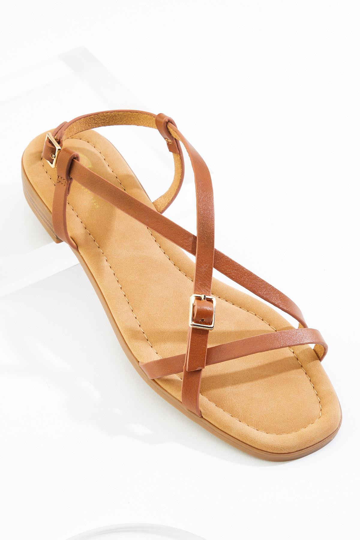 Classic Criss Cross Strap Sandals | Cato Fashions