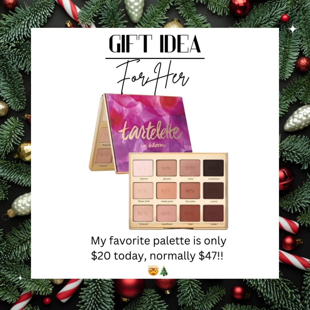 Beauty gifts eyeshadow palette Black Friday tarte sale neutral makeup natural makeup looks

#LTKHoliday #LTKBeauty #LTKCyberWeek