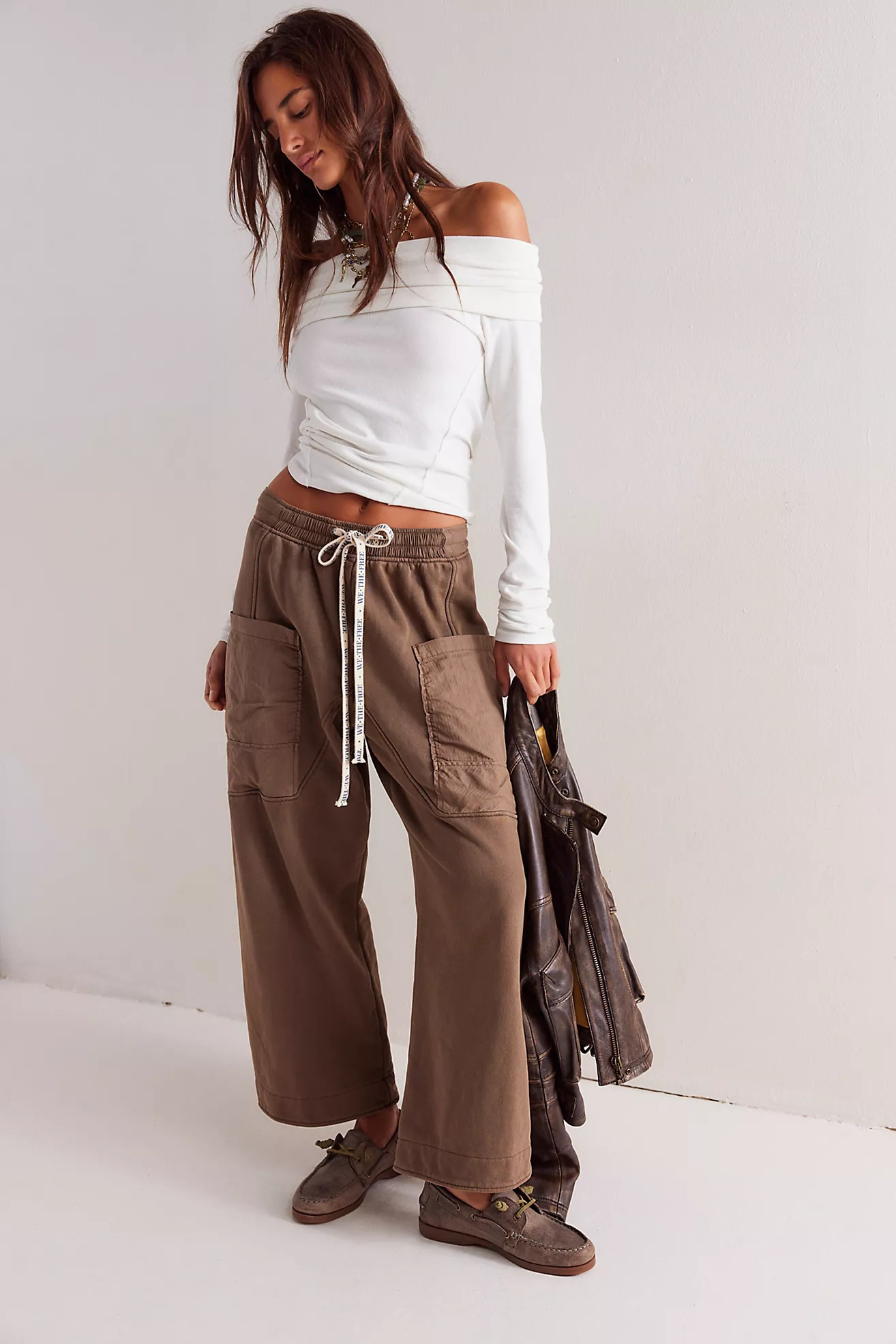 We The Free Jet Set Knit Pull-On Pants | Free People (Global - UK&FR Excluded)
