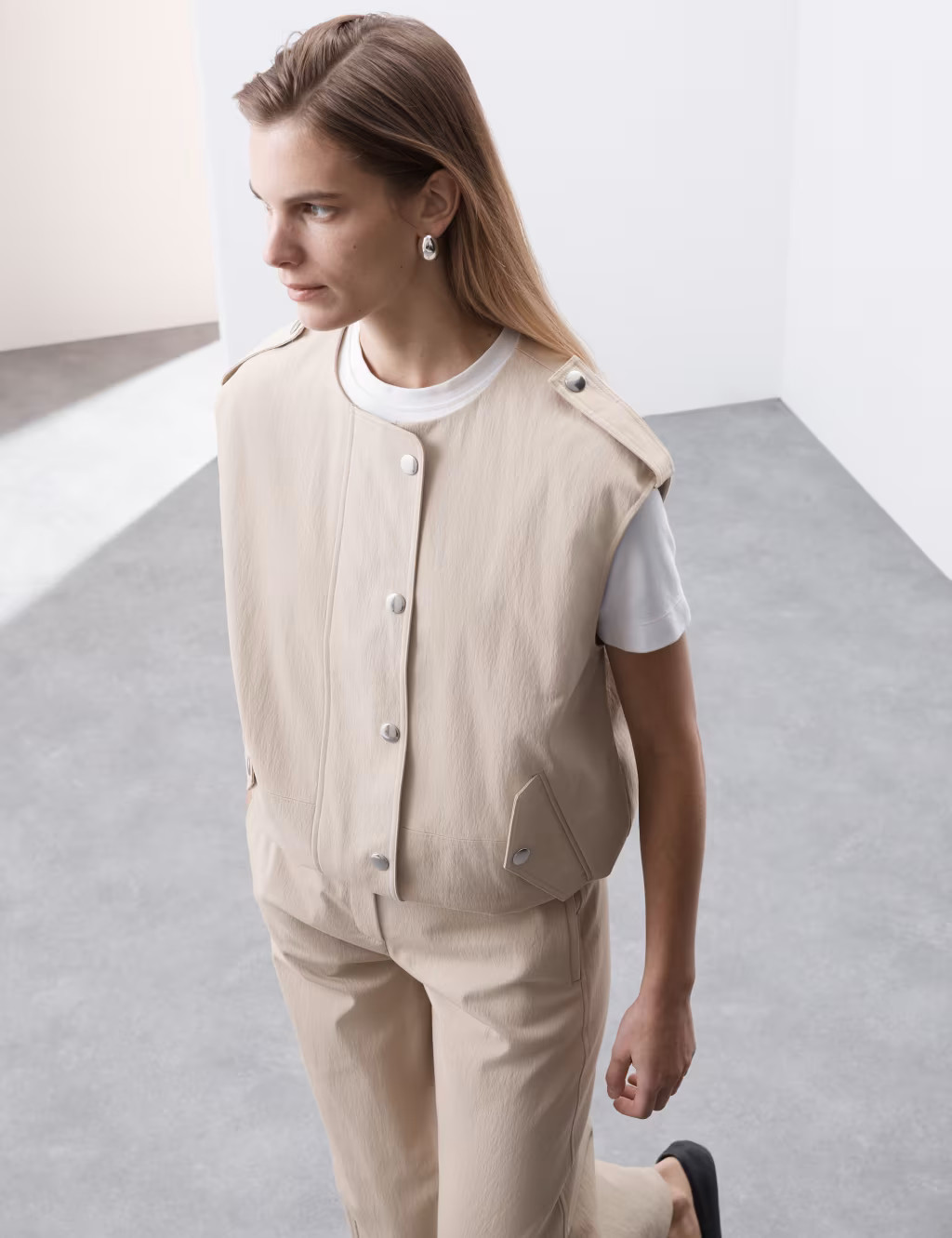 Cotton Blend Gilet | Marks & Spencer (UK)