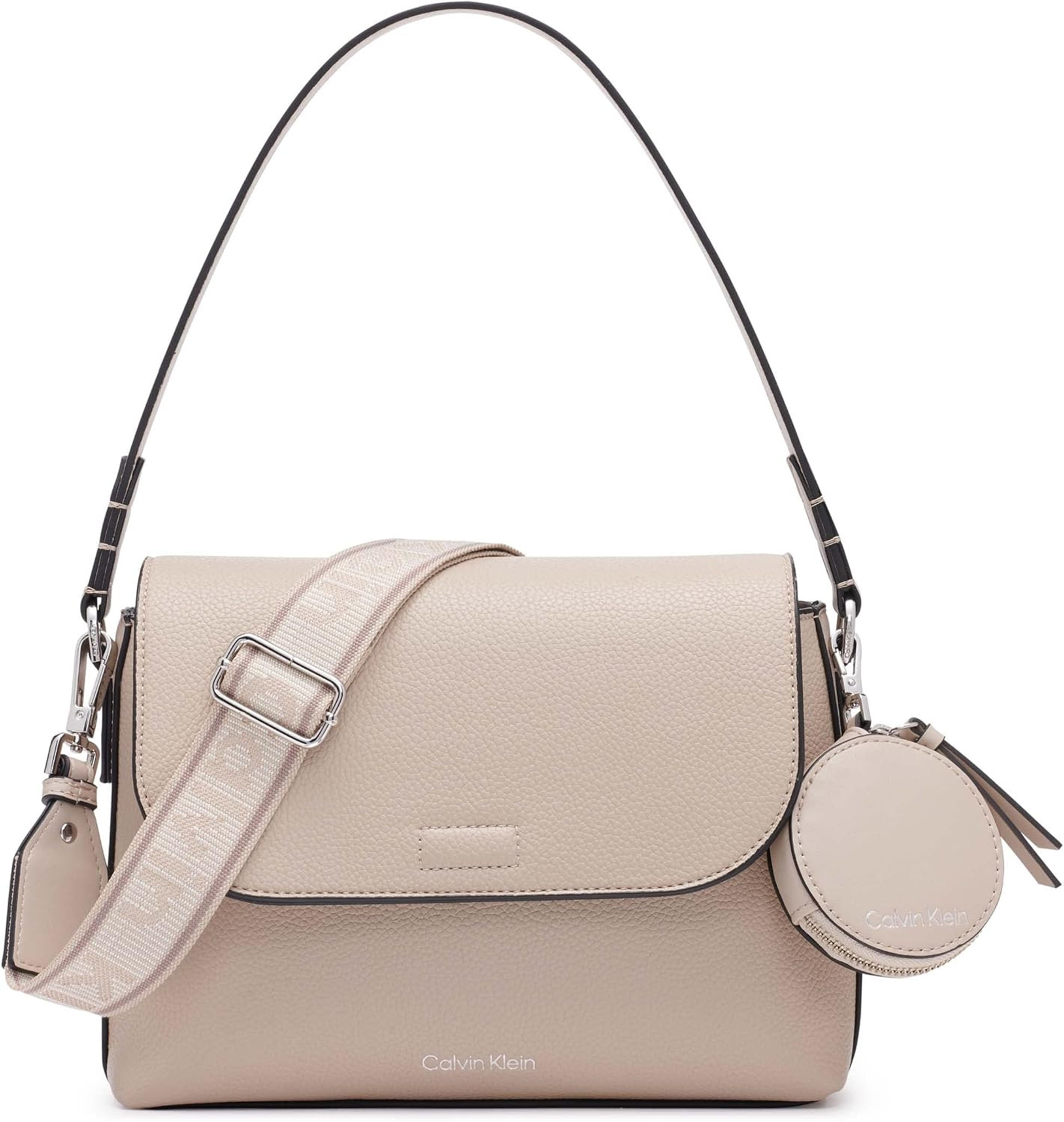 Calvin Klein Women's Millie 2 in 1 Flap Crossbody Handbag | Amazon (US)
