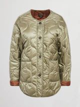 Quilted Jacket - Silvery-Green | Carbon38