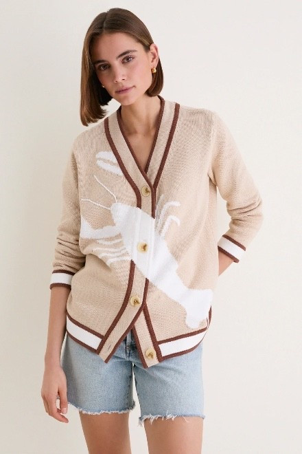 TUCKERNUCK
Sandstone Cotton Lobster Lauren Cardigan

Catch a hint of seaside charm with the Lobster Cardigan, featuring a flattering V-neckline and classic button-front closure

#LTKSeasonal #LTKootd #LTKTravel