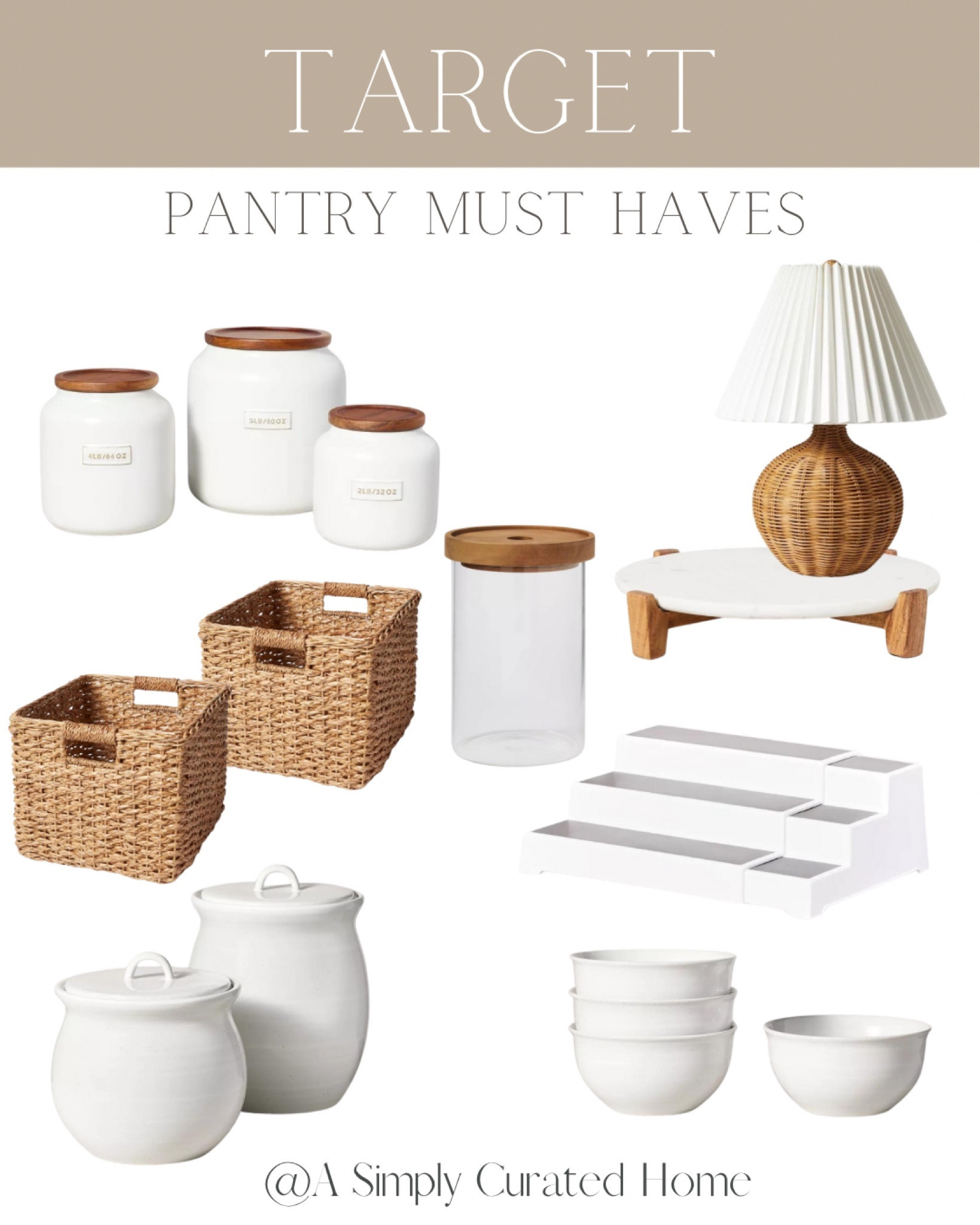 Pantry must haves!! I have all of these in my pantry and love every single piece! Target kitchen 

#LTKfindsunder50 #LTKhome #LTKstyletip
