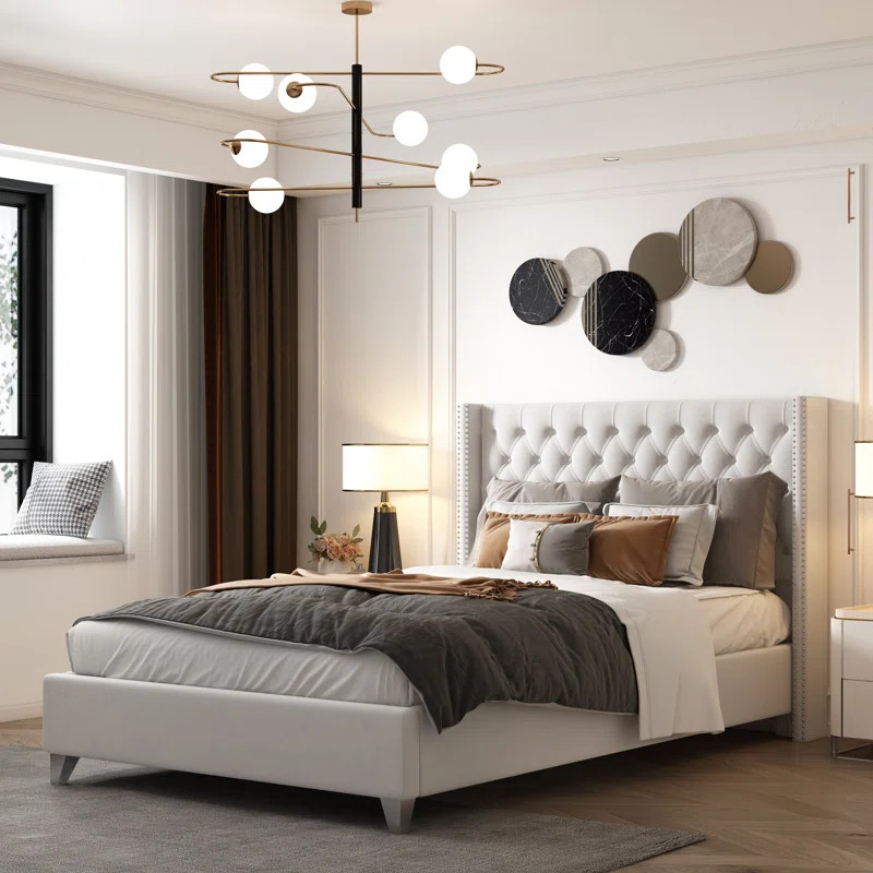 Deth Tufted Upholstered Platform Bed | Wayfair North America