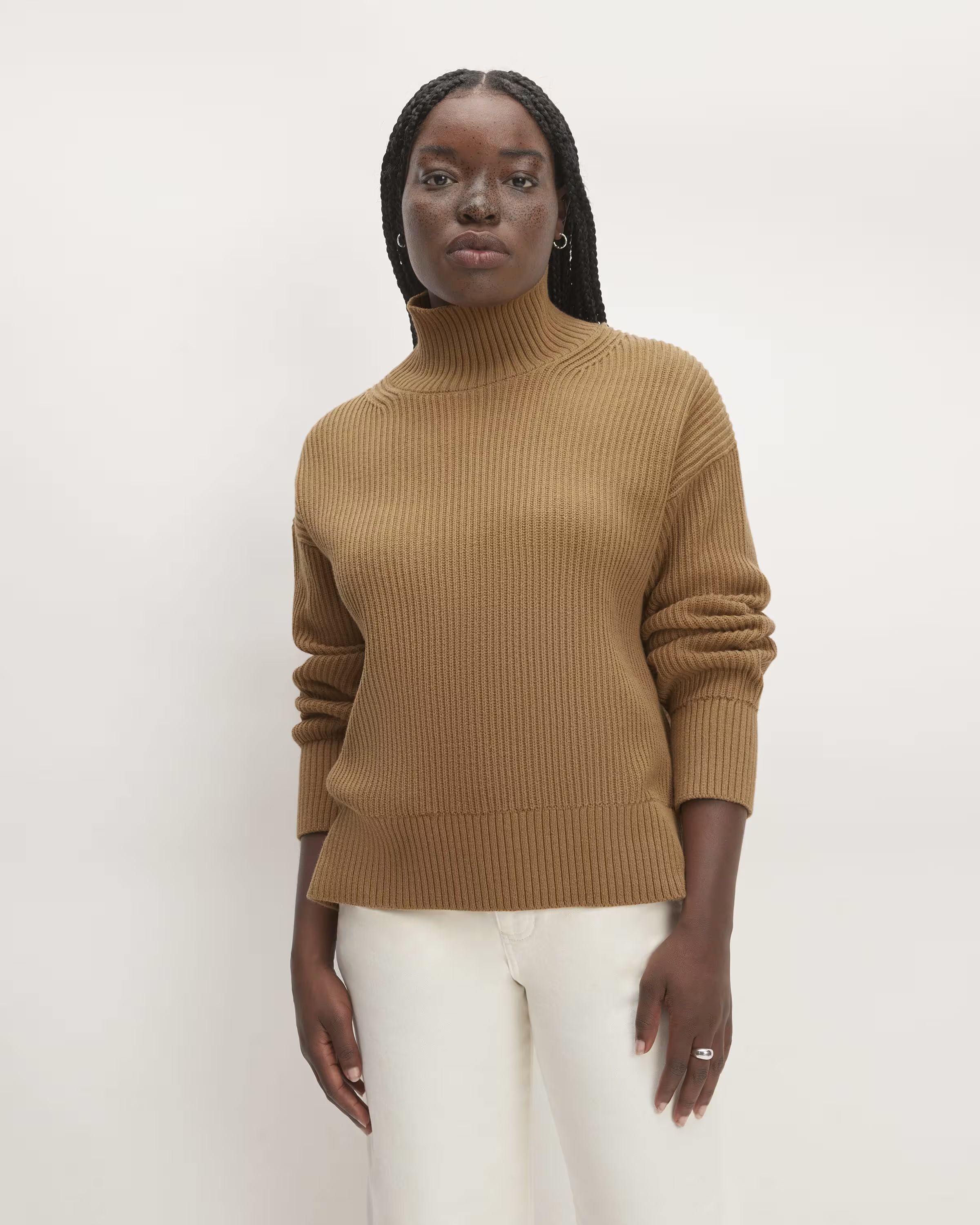 The Organic Cotton Ribbed Turtleneck | Everlane