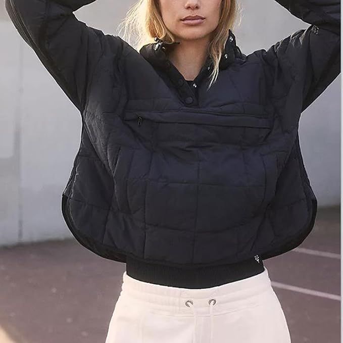 AMEBELLE Women's Oversized Hooded Puffer Jacket Quilted Lightweight Winter Warm Pullover Padded H... | Amazon (US)