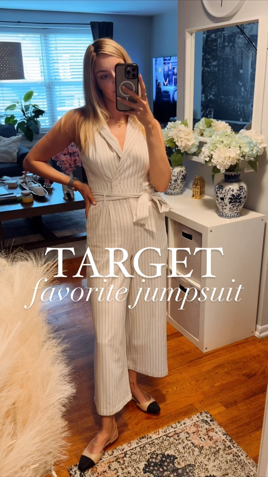 Target Circle week is here and let me show you my favorite jumpsuit which just dropped on price! Perfect for summer night, office wear and any different occasion. AMAZING MATERIAL! Wearing it in size XS - I recommend to size down! 

Target fashion • Target finds • jumpsuit • office outfit •white jumpsuit • striped jumpsuit • double-breasted jumpsuit 

#LTKSummerSales #LTKVideo #LTKStyleTip