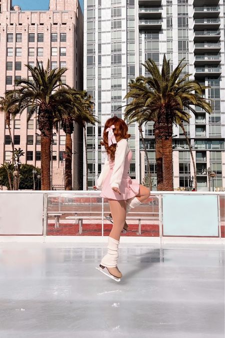 this is my third time skating this year, and I’m pretty proud of my axel progress 🥹⛸️ so excited that the Holiday Ice Rink in DTLA is back again! They’re open now until January 8th 🤍 definitely check it out for those Christmas vibes with LA weather ❄️🎄

#LTKfit #LTKSeasonal #LTKHoliday