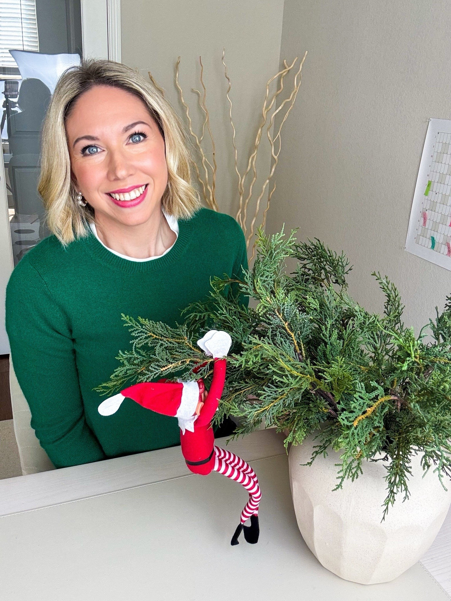 🎄✨ As a mom, I know the stress that comes with creating a magical holiday season, especially when it comes to the Holiday Elf tradition.

And outfit linked below!


———————————————————

Outfit details: 
Quince sweater size XS
Tee - sized up to a medium
Jeans true to size - size 26 short
Linked socks and Mary Jane flats I’m wearing as well

Holiday elf has Velcro hands to make setups flexible so hands can be together or apart.  We also have the popular brand Elf and that elf can’t lay on its belly as easy as this exact one I have linked.

#ltkfamily #ltkkids #ltkfindsunder100 #ltkfindsunder50 #ltkshoecrush #ltksalealert #ltkseasonal #ltkhome #ltkover40#LTKCyberWeek 

#LTKOver40 #LTKHoliday