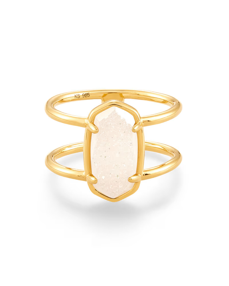 Elyse 18k Gold Vermeil Double Band Ring | Kendra Scott