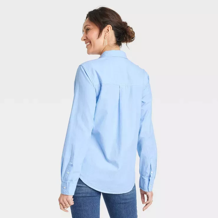 Linen-Blend Button Front T-Back … curated on LTK