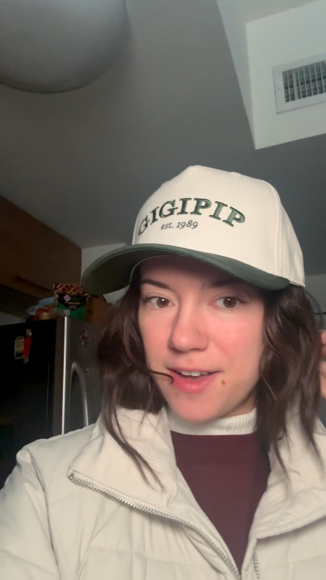 Comment “GIGIPIP” for my outfit details 🤎 This exact hat is currently 20% off! And honestly… this hat would make the perfect holiday gift for any cozy, cool-girl on your list.

Saturday OOTD: matching sweatsuit, my new Gigi Pip trucker hat (the green literally matches my nails right now), and a very excited Pancake who insisted on riding in her stroller like the princess she is.

We wandered through a little Philly holiday market featuring a drum line, a few vendors, a couple food trucks, and a DJ playing all the holiday classics, basically my ideal winter vibe. Cozy, cute, and chaotic in the best way.

If you need a hat you can throw on with anything— errands, markets, “I have to leave the house but make it cute, this one is suddenly my whole personality.

📍@eastmarketphl 
Philadelphia

✨ Comment “GIGIPIP” or “SHOP” for the links.
✨ Follow @rachel.corridean for more OOTDs, movie-nostalgia styling, and Philly life.
.
.
.
@gigipip #gigiootd

I’m Rachel Corridean — a Philly-based fashion & lifestyle creator sharing shoppable style inspo with a nostalgic, cinematic twist.

gigipip trucker hat outfit, winter ootd 2025, philly winter style, matching sweatsuit outfit, casual holiday market outfit, green trucker hat aesthetic, gigipip review, everyday lifestyle creator outfits, philly influencer style, cozy winter fashion inspo, holiday gift idea

#LTKgrwm #LTKHoliday #LTKdayinmylife

#LTKSeasonal #LTKmomlife #LTKgrwm