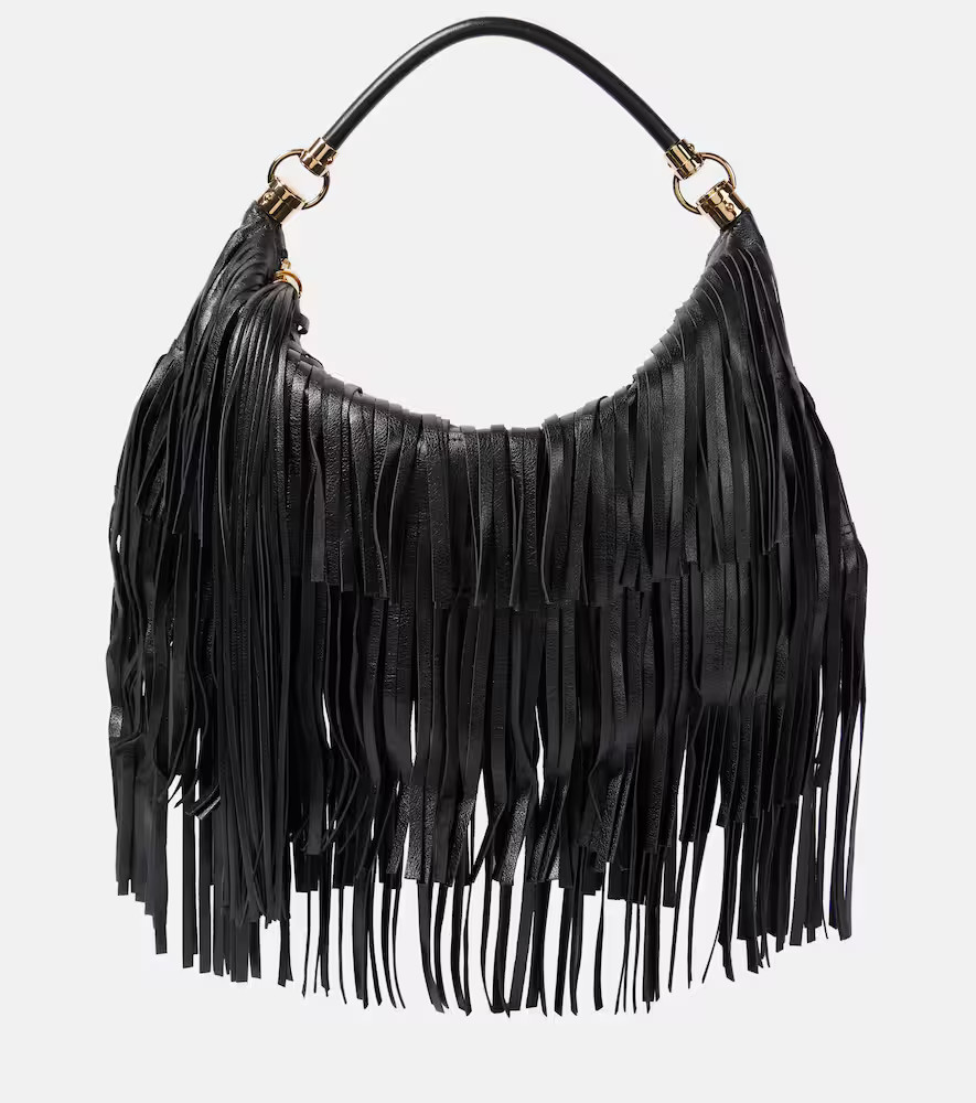 ChloÃ© Foulard fringed leather shoulder bag | Mytheresa (US/CA)