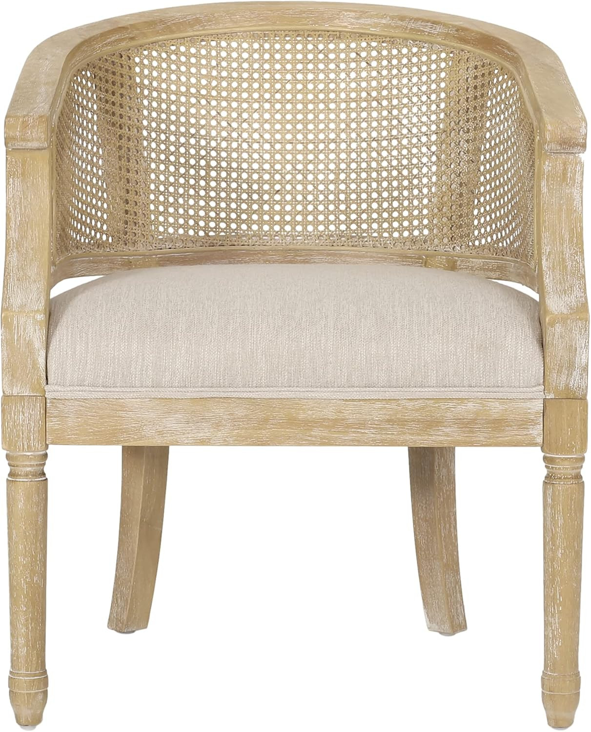 Christopher Knight Home Steinaker Accent Chair, Beige + Natural | Amazon (US)