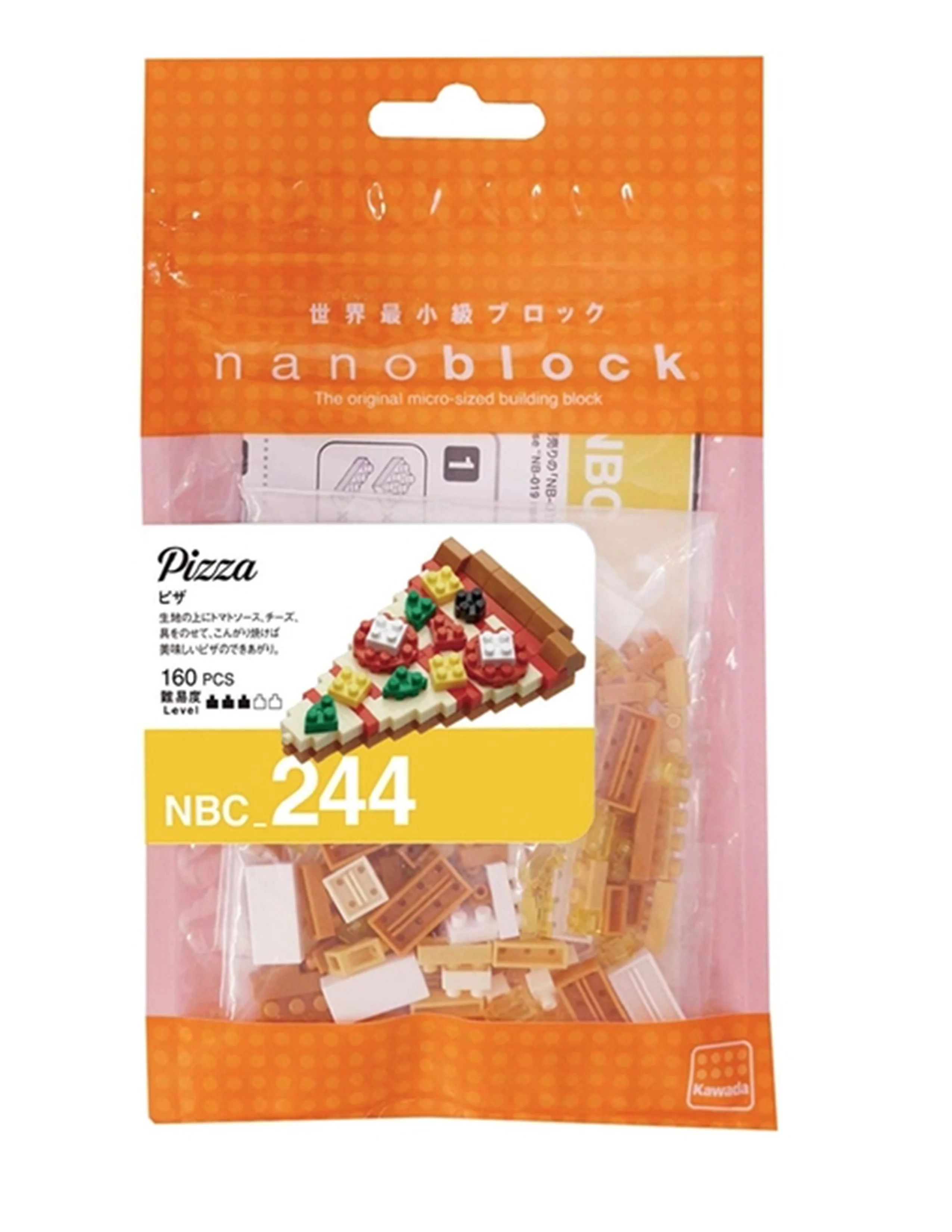 NanoBlock  Multicolor Mini block Set Building Blockd Pizza Building  Child  Ages 12+ | Walmart (US)