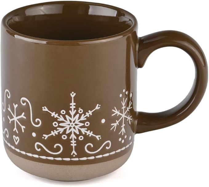 Sweet Water Decor Gingerbread Coffee Mug, 14oz Stoneware Christmas Mug, Dishwasher & Microwave Sa... | Amazon (US)