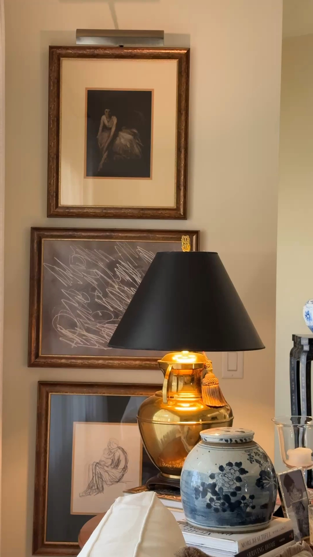 Similar picture frames to these in my living room.

Picture Frames. Wall Wart. Sketch Art. Living Room. Gallery Wall. Gold Picture Frame. Wall Frames. Picture Light. Classic Interior. Lavender Rose Home.

#LTKHome