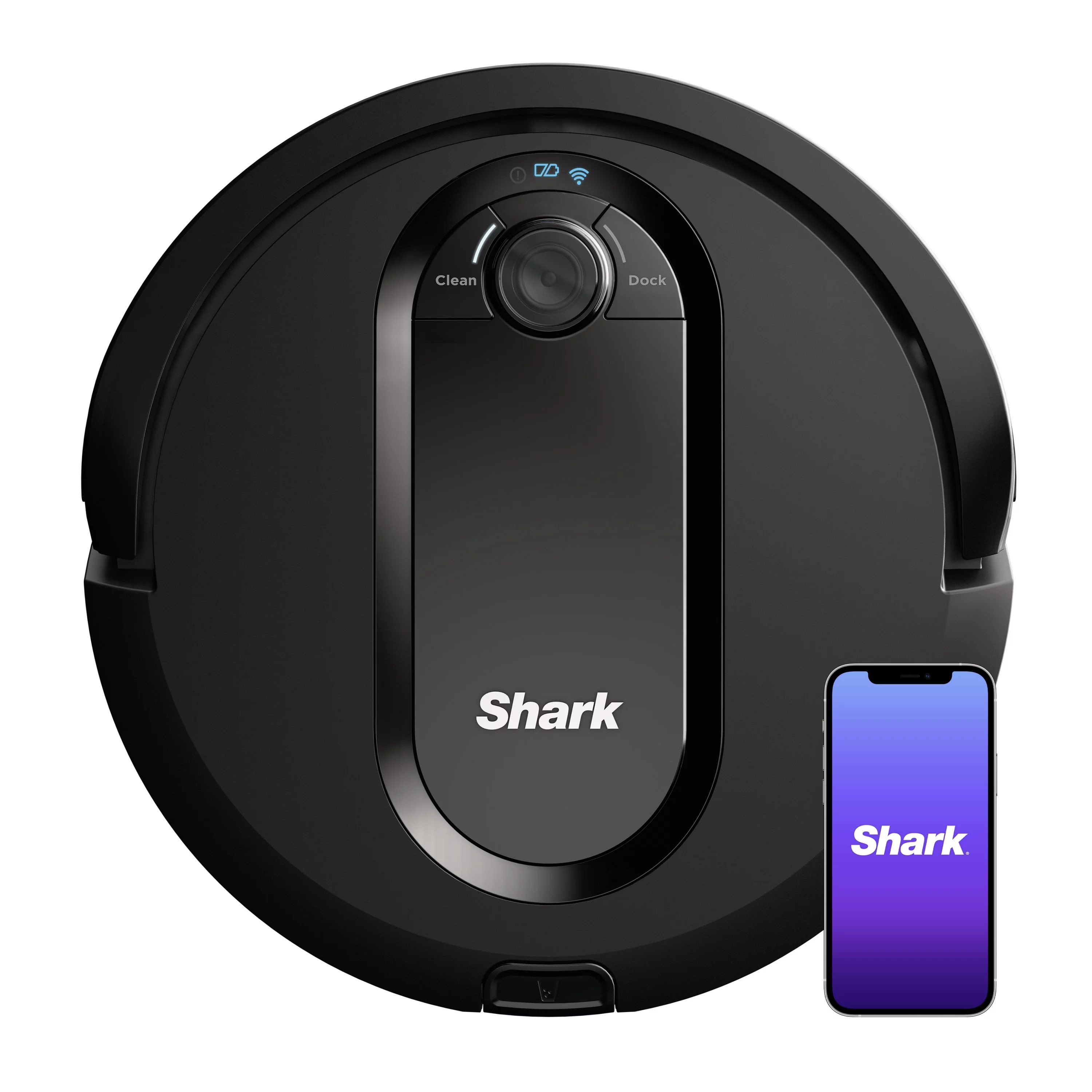 Shark EZ Robot Vacuum with Row-by-Row Cleaning, Powerful Suction, Perfect for Pet Hair, Wi-Fi, Ca... | Walmart (US)