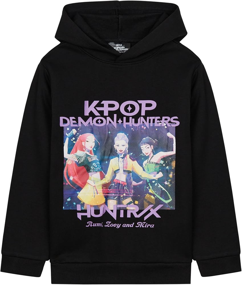 KPop Demon Hunters Hoodie for Girls Teens, Officially Licensed Warm Sweatshirt Pullover Cozy Hood... | Amazon (US)