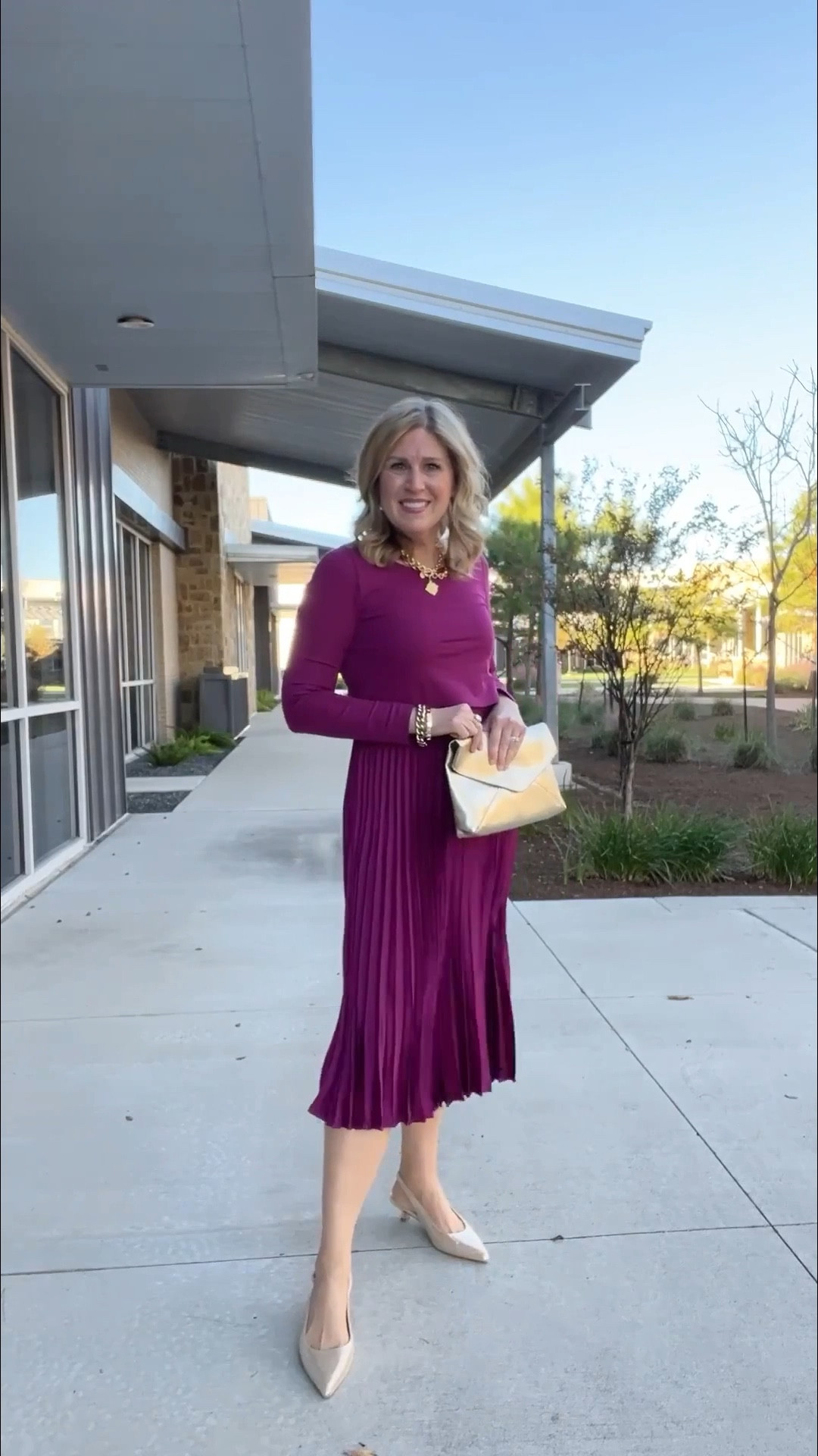 This dress is all about the details. The pleated skirt. Midi length. Runs tts. Currently on sale in Navy for $30!! ♥️

#LTKWatchNow #LTKItBag #LTKShoeCrush #LTKParties #LTKWedding #LTKOver40 #LTKFindsUnder100 #LTKSeasonal #LTKWorkwear #LTKSaleAlert

#LTKGiftGuide #LTKootd