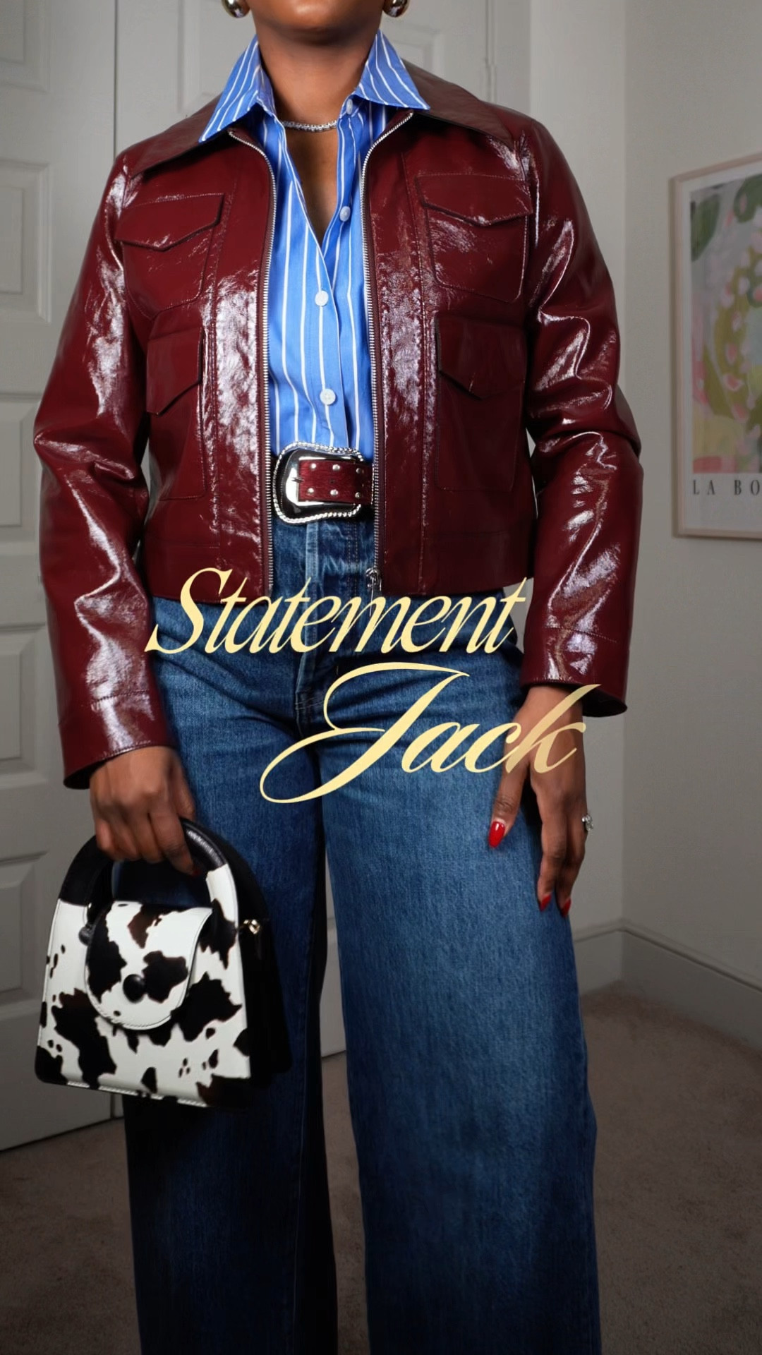 Styling Faux Leather Statement Jacket 🧥 

#LTKNYFW #LTKgrwm #LTKootd