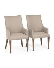 2pk Adele Beech Armchairs | TJ Maxx