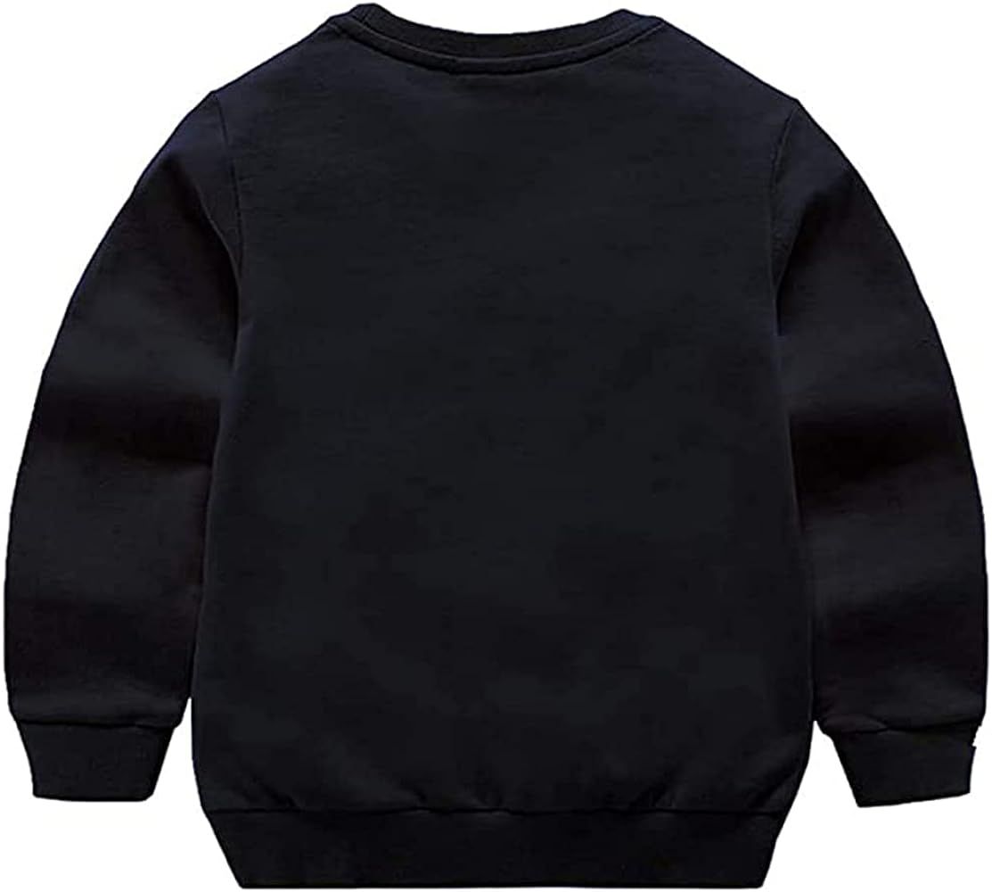 HAXICO Unisex Kids Solid Cotton Thin Pullover Sweatshirt T-Shirt Toddler Baby Crewneck Long Sleeve T | Amazon (US)