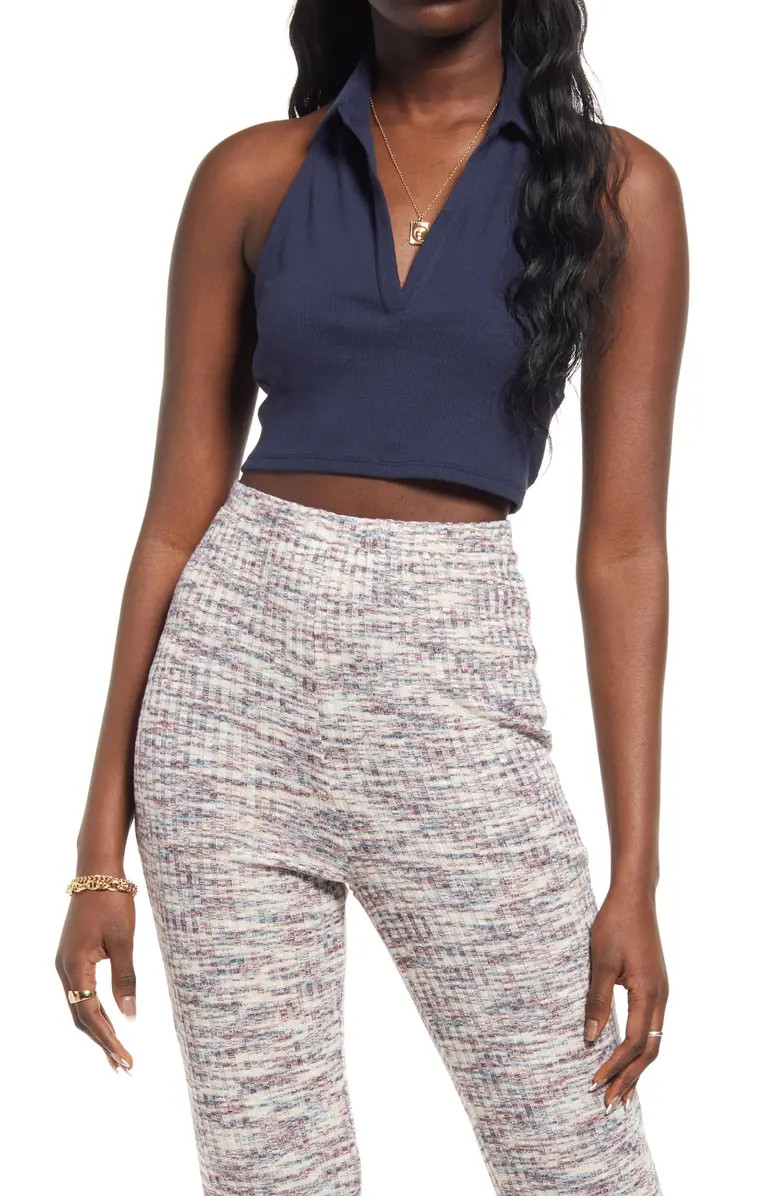 BP. Polo Crop Halter Top | Nordstrom | Nordstrom