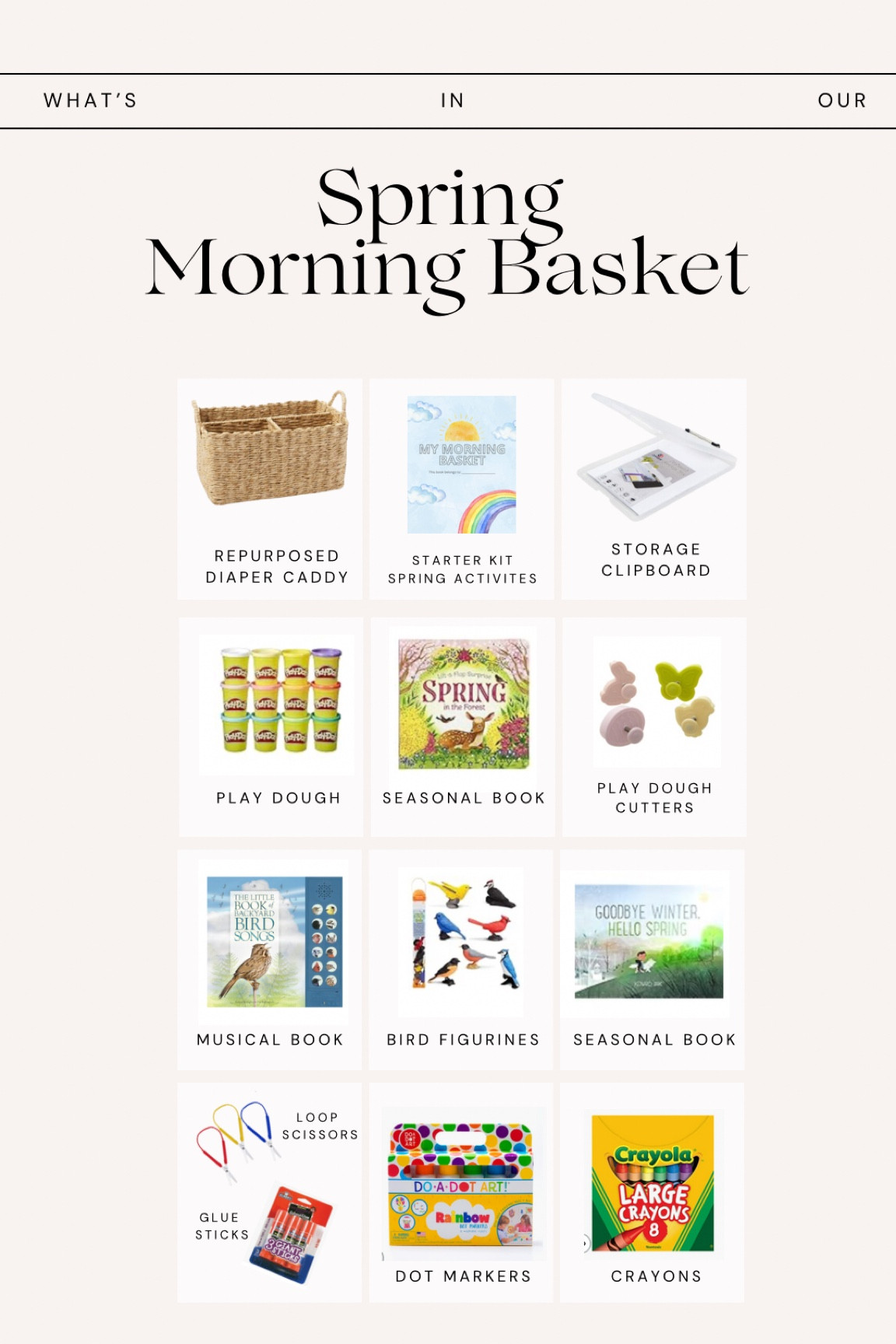 What’s in our Spring Morning Basket

#LTKfamily #LTKSpringSale #LTKkids