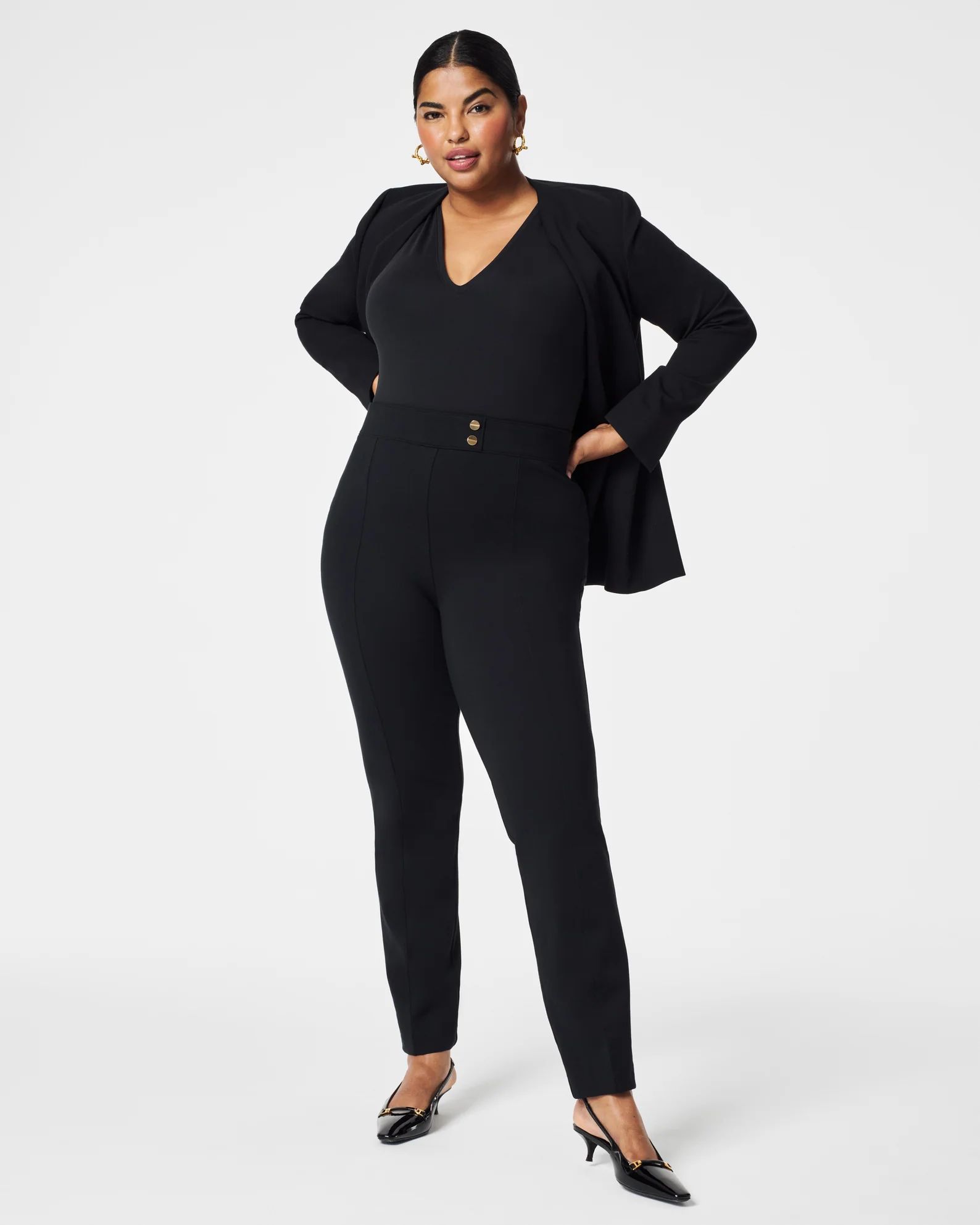The Perfect Pant, Button Tapered Ankle | Spanx