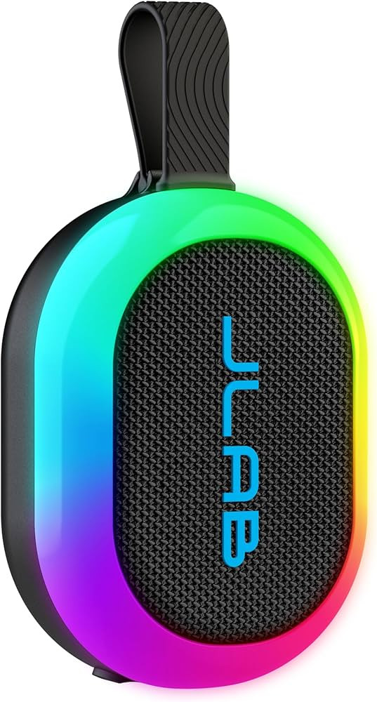 JLab Pop Party Portable Bluetooth Speaker, Black, 8+ Hours of Playtime, IP55 Waterproofing, Detac... | Amazon (US)