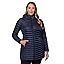 32 Degrees Women's 3/4 Ultra-Light Down Jacket| Slim Fit | Detachable Hood | Water Repellant | Amazon (US)