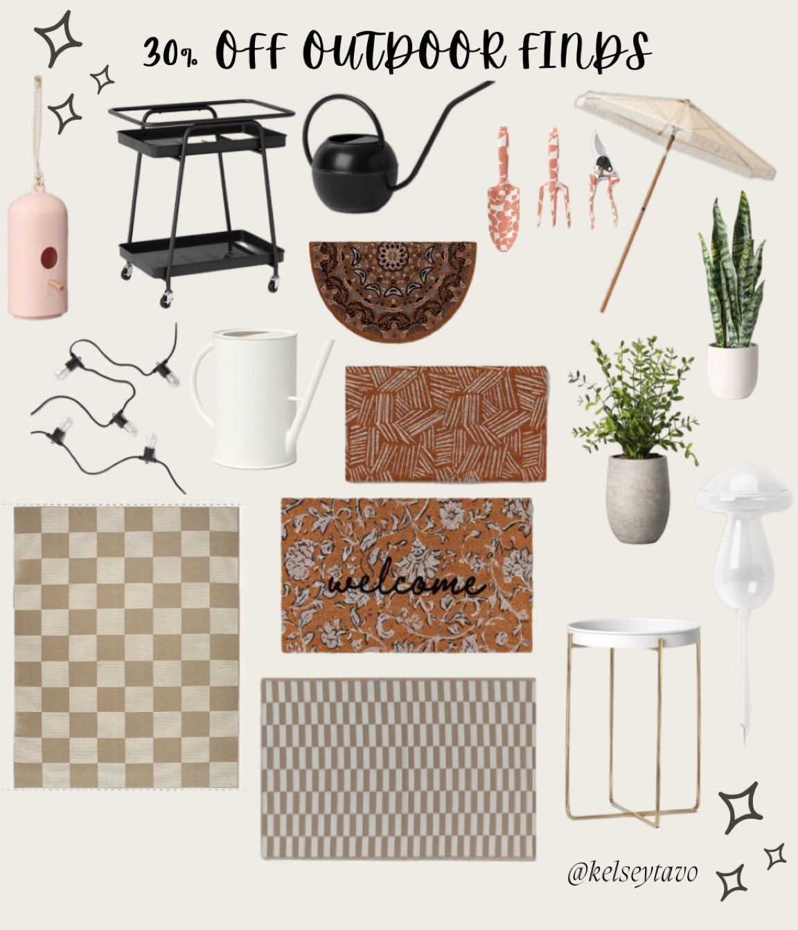 Outdoor furniture sale, outdoor finds on sale 
Outdoor rugs on sale, outdoor decor on sale, outdoor umbrella, bird feeders, water cans, target, target circle week finds 

#LTKxTarget #LTKhome #LTKSeasonal