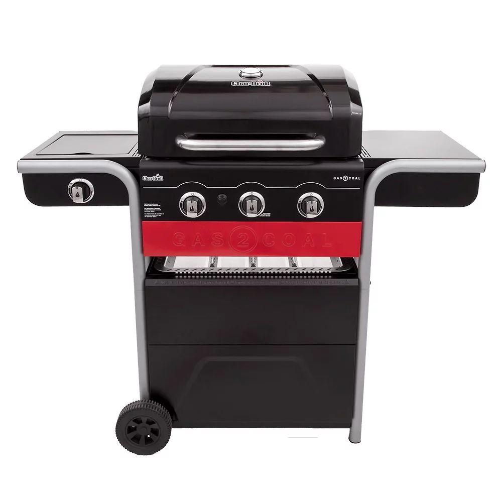 Char-Broil Gas2Coal 3-Burner LP Gas & Charcoal Outdoor Combination Grill | Walmart (US)
